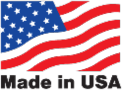American Flag graphic with the words "MADE IN THE USA" centered below it. FAQS | OpenUp WIndows